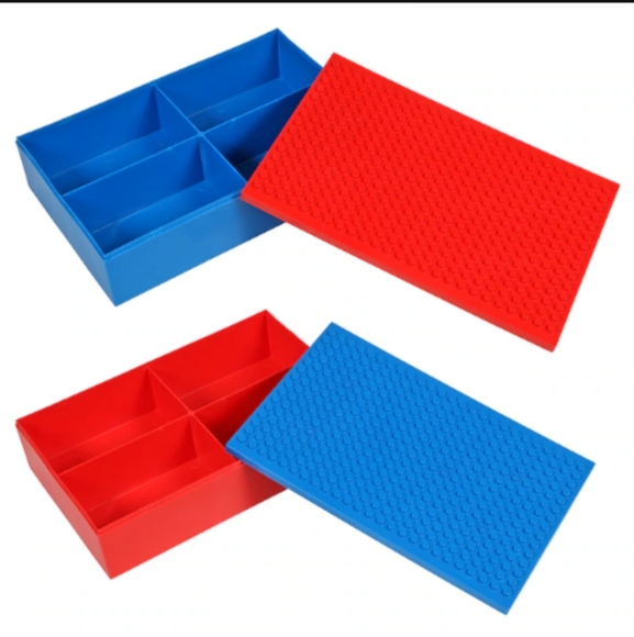 2/$8 Make-It Blocks Compartmentalized Storage Cases, 5.25x8.125 in. - Picture 2 of 6